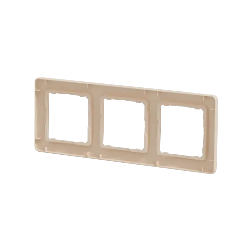 Рамка 3 поста, бежевый, Sedna Design SDD312803