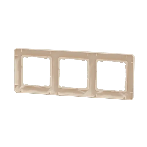 Рамка 3 поста, бежевый, Sedna Design SDD312803