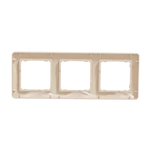 Рамка 3 поста, бежевый, Sedna Design SDD312803