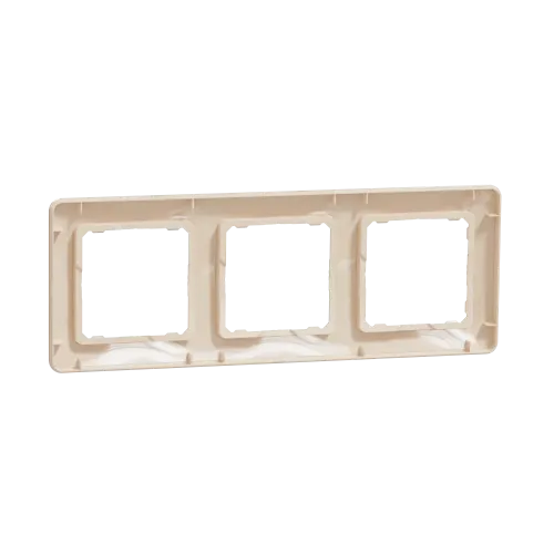 Рамка 3 поста, бежевый, Sedna Design SDD312803