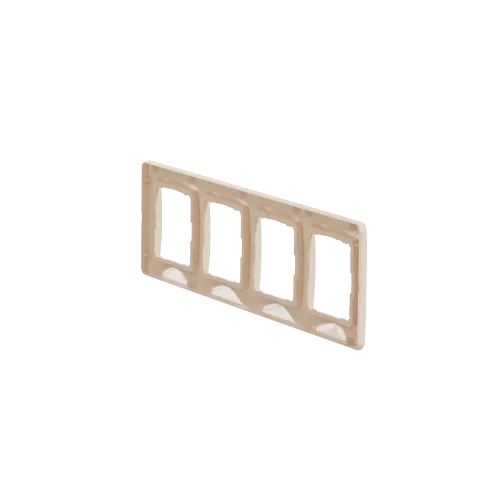 Рамка 4 поста, бежевый, Sedna Design SDD312804