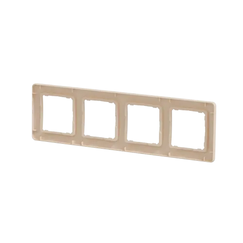 Рамка 4 поста, бежевый, Sedna Design SDD312804