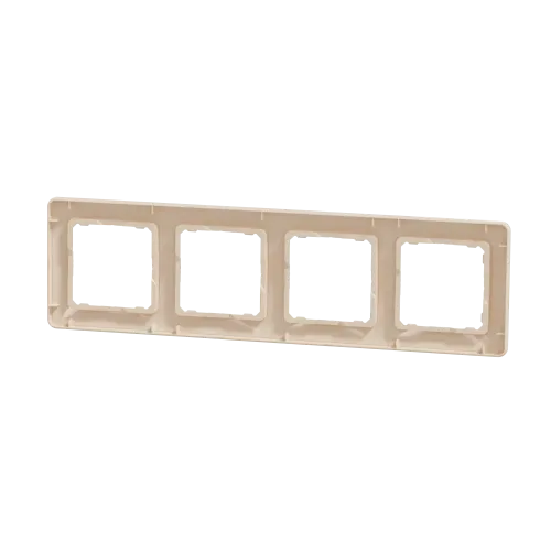 Рамка 4 поста, бежевый, Sedna Design SDD312804