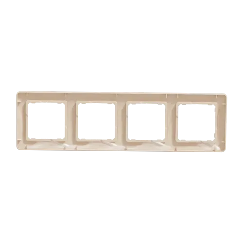 Рамка 4 поста, бежевый, Sedna Design SDD312804