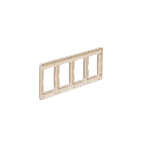 Рамка 4 поста, бежевый, Sedna Design SDD312804
