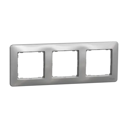 Рамка 3 поста, алюминий, Sedna Design SDD313803