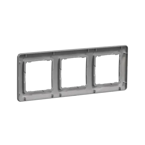 Рамка 3 поста, алюминий, Sedna Design SDD313803