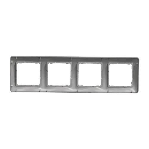 Рамка 4 поста, алюминий, Sedna Design SDD313804