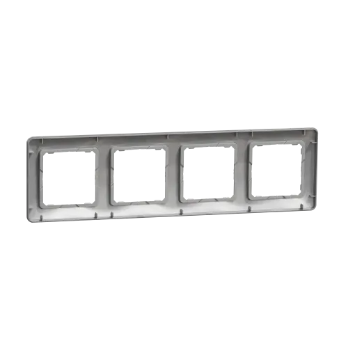 Рамка 4 поста, алюминий, Sedna Design SDD313804