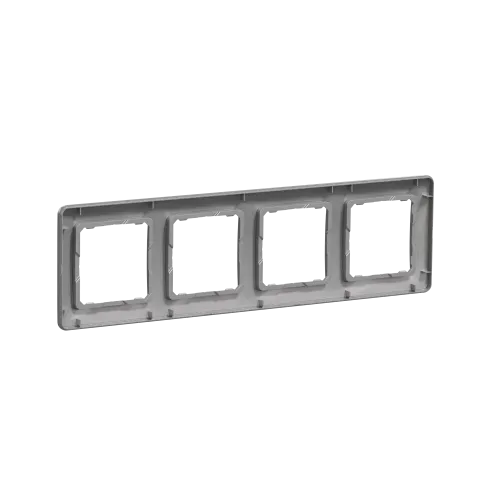 Рамка 4 поста, алюминий, Sedna Design SDD313804