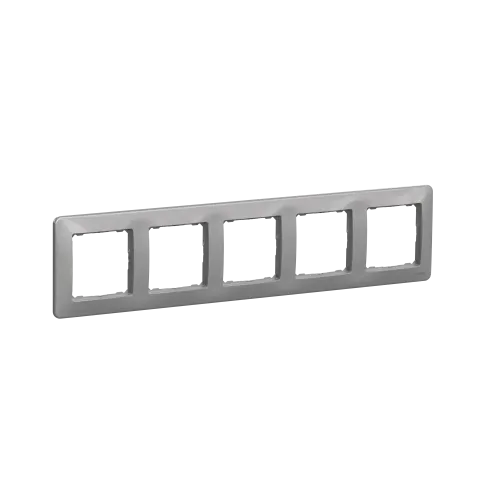 Рамка 5 постов, алюминий, Sedna Design SDD313805