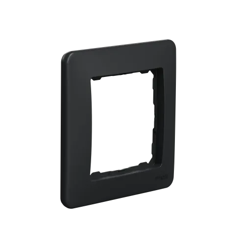 Рамка 1 пост, черный, Sedna Design SDD314801