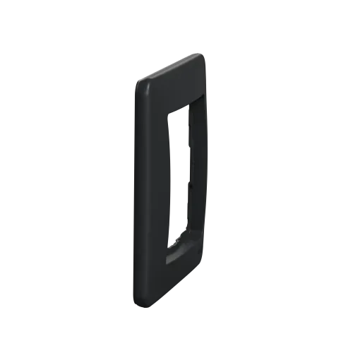 Рамка 1 пост, черный, Sedna Design SDD314801