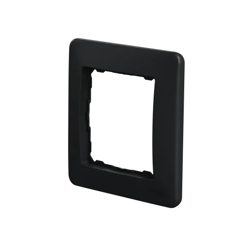 Рамка 1 пост, черный, Sedna Design SDD314801