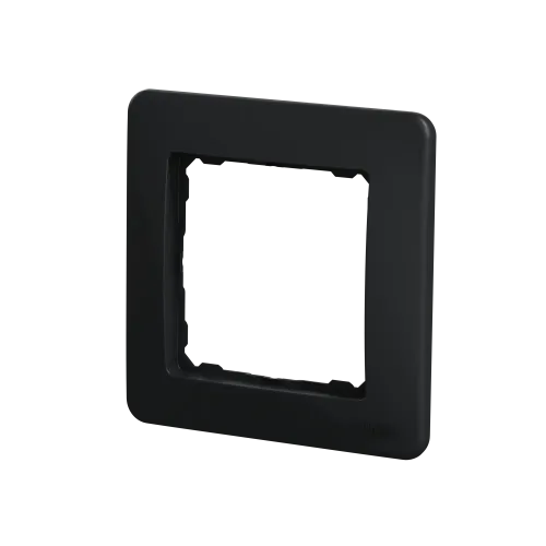 Рамка 1 пост, черный, Sedna Design SDD314801