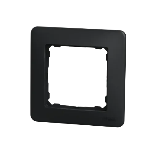 Рамка 1 пост, черный, Sedna Design SDD314801