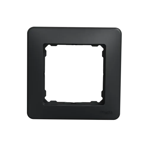 Рамка 1 пост, черный, Sedna Design SDD314801