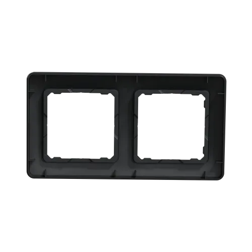 Рамка 2 поста, черный, Sedna Design SDD314802