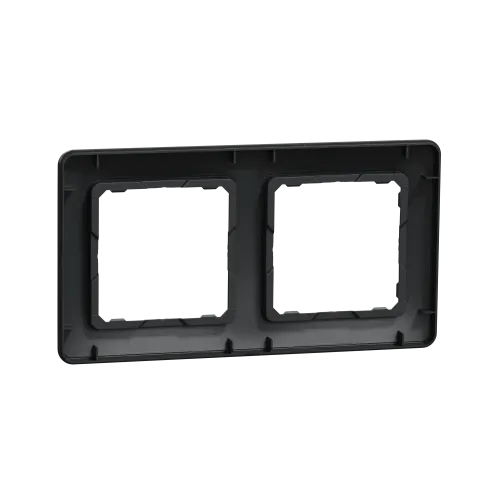 Рамка 2 поста, черный, Sedna Design SDD314802