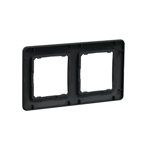 Рамка 2 поста, черный, Sedna Design SDD314802