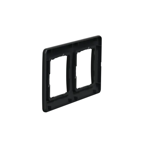 Рамка 2 поста, черный, Sedna Design SDD314802