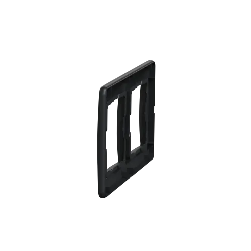 Рамка 2 поста, черный, Sedna Design SDD314802