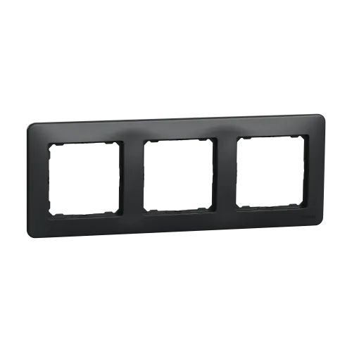 Рамка 3 поста, черный, Sedna Design SDD314803