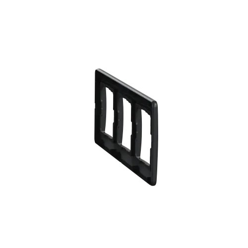 Рамка 3 поста, черный, Sedna Design SDD314803