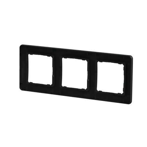 Рамка 3 поста, черный, Sedna Design SDD314803