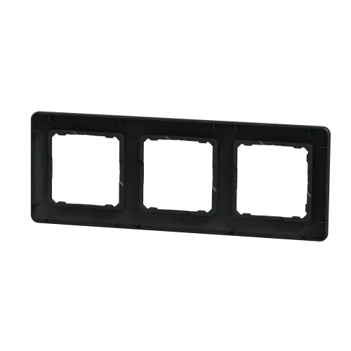 Рамка 3 поста, черный, Sedna Design SDD314803