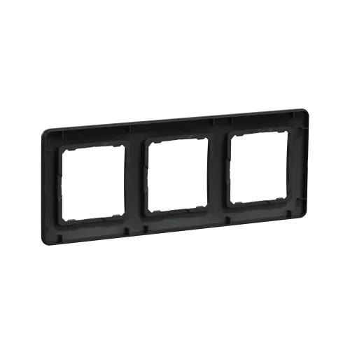 Рамка 3 поста, черный, Sedna Design SDD314803