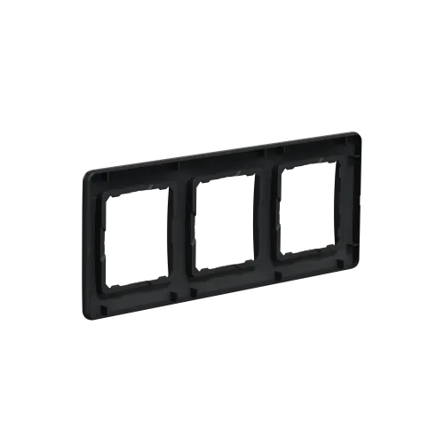 Рамка 3 поста, черный, Sedna Design SDD314803