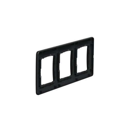Рамка 3 поста, черный, Sedna Design SDD314803