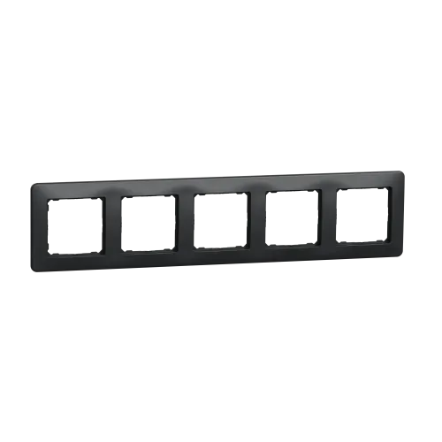 Рамка 5 постов, черный, Sedna Design SDD314805