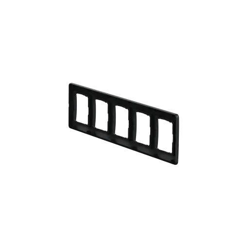 Рамка 5 постов, черный, Sedna Design SDD314805