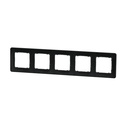 Рамка 5 постов, черный, Sedna Design SDD314805