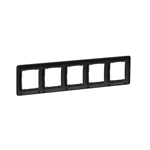 Рамка 5 постов, черный, Sedna Design SDD314805