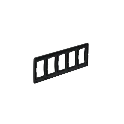 Рамка 5 постов, черный, Sedna Design SDD314805