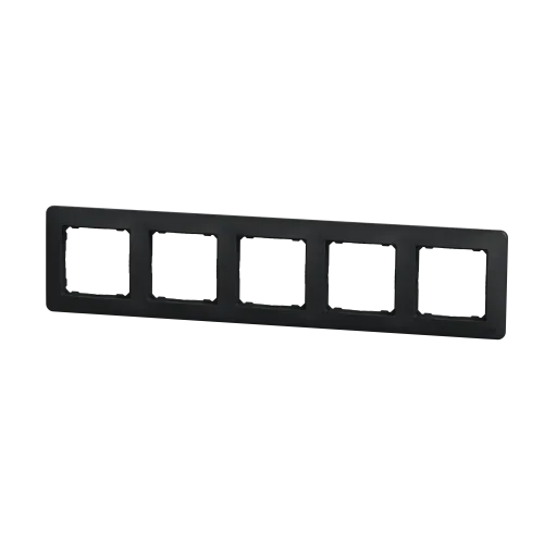 Рамка 5 постов, черный, Sedna Design SDD314805