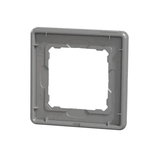 Рамка 1 пост, белое стекло, Sedna Design SDD360801