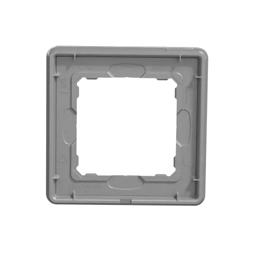 Рамка 1 пост, белое стекло, Sedna Design SDD360801
