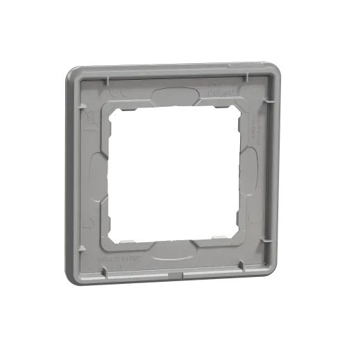 Рамка 1 пост, белое стекло, Sedna Design SDD360801