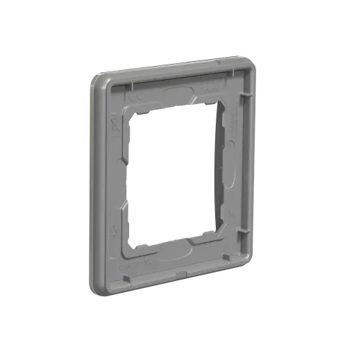 Рамка 1 пост, белое стекло, Sedna Design SDD360801
