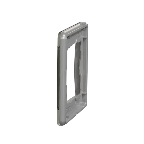 Рамка 1 пост, белое стекло, Sedna Design SDD360801