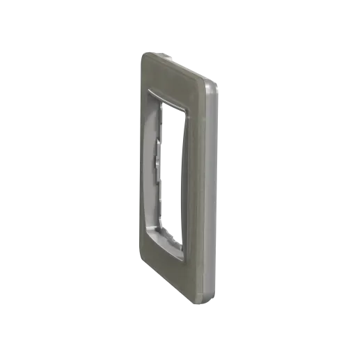 Рамка 1 пост, белое стекло, Sedna Design SDD360801
