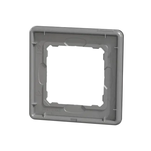Рамка 1 пост, черное стекло, Sedna Design SDD361801