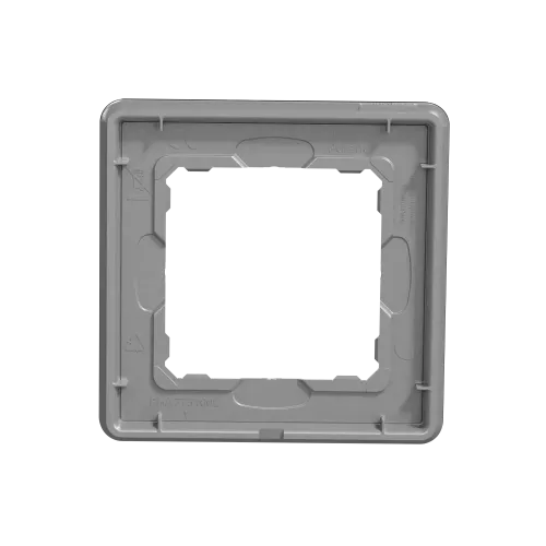 Рамка 1 пост, черное стекло, Sedna Design SDD361801