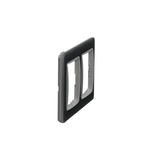 Рамка 2 поста, матовое стекло, Sedna Design SDD362802