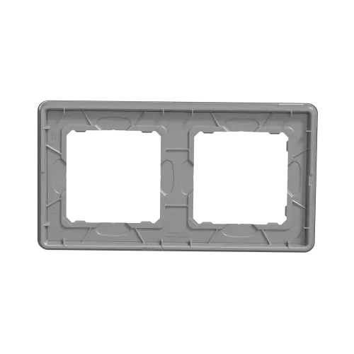 Рамка 2 поста, матовое стекло, Sedna Design SDD362802
