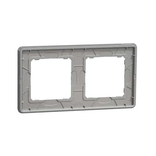 Рамка 2 поста, матовое стекло, Sedna Design SDD362802